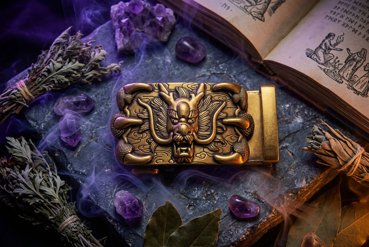 Warlock's Antique Buckle Belt, view 4