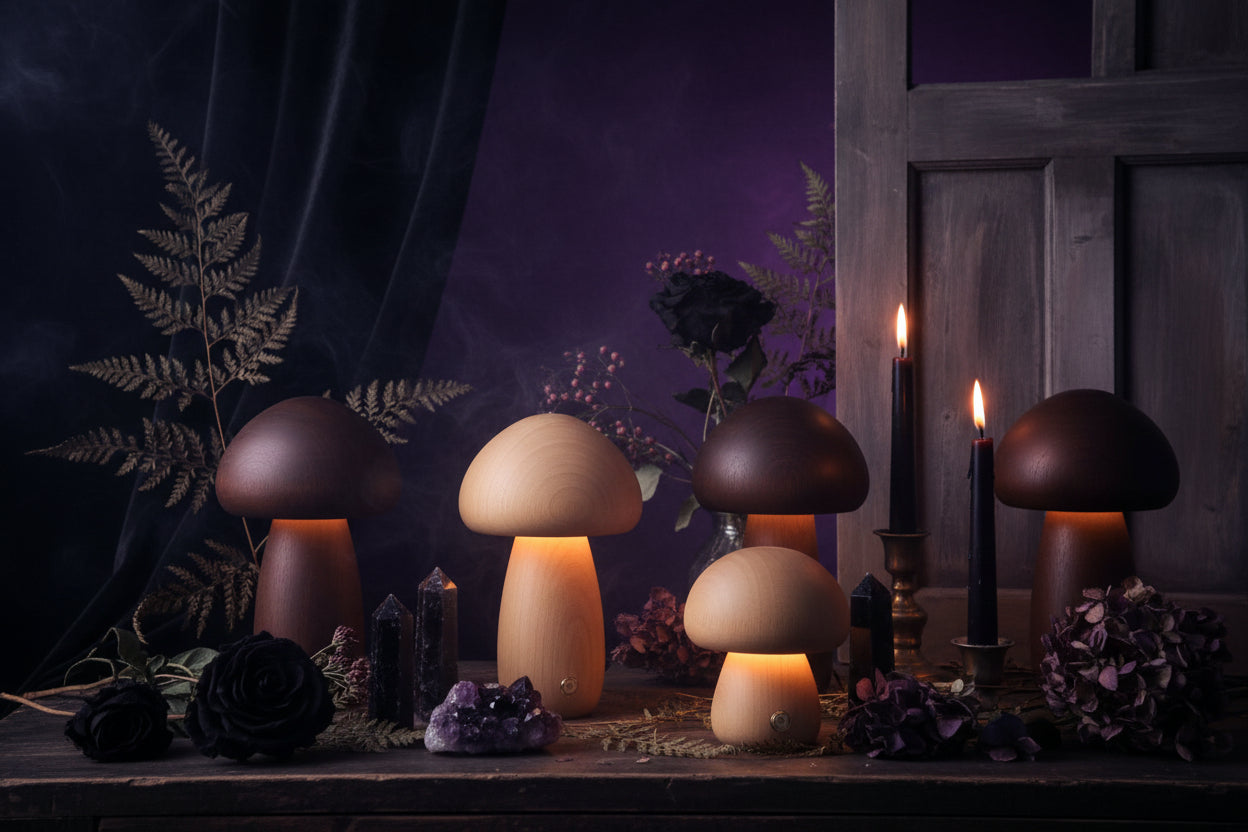 Mooncap Mushroom Lamp