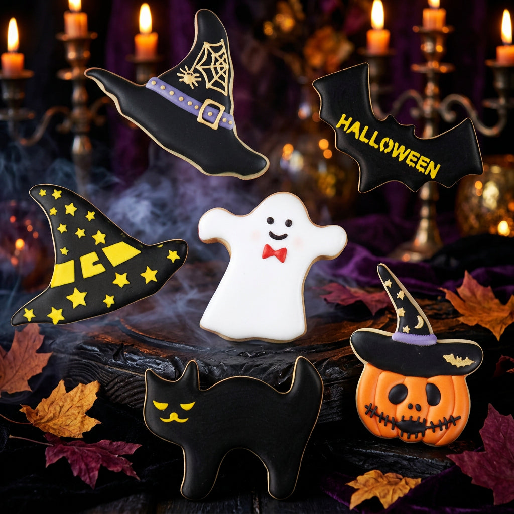 Stainless Steel Halloween Cookie Cutter Set Sorceress Sanctuary