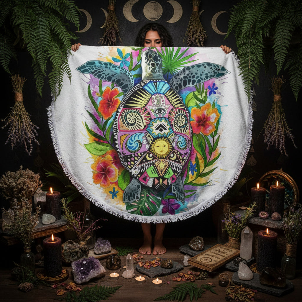 Microfiber Digital Print Animal Beach Towel Sorceress Sanctuary