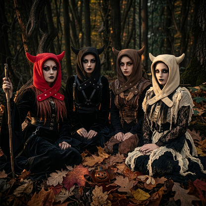 Dark Cute Devil Ear Hoodie Hat for Fall/Winter Sorceress Sanctuary