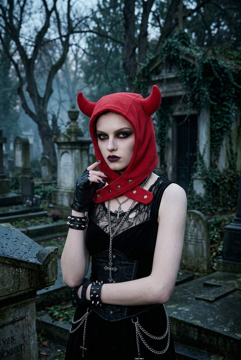Devil Ear Flap Hat