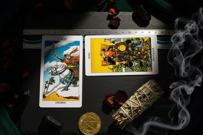 Rider-Waite Tarot Cards for Board Games and Play Sorceress Sanctuary