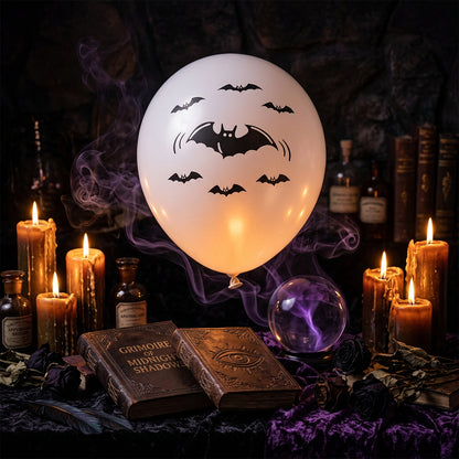 Halloween Skull Black Balloons (Set of Halloween Balloons) Sorceress Sanctuary