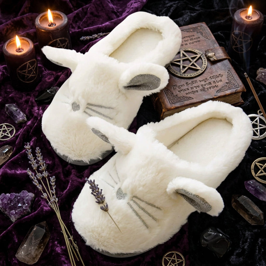 Cozy Non-Slip Cotton Slippers for Women at Home Sorceress Sanctuary