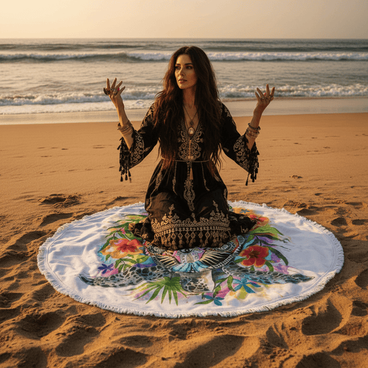 Botanical Turtle Towel Sorceress Sanctuary
