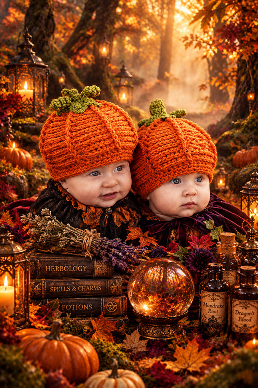 Kids Crochet Pumpkin Hat