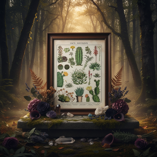 Herbalist's Succulents Canvas Sorceress Sanctuary