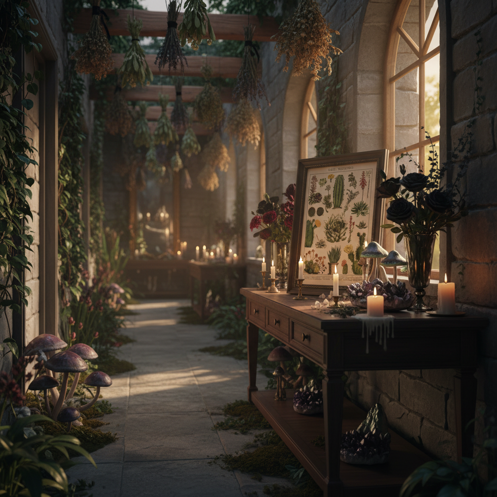 Herbalist's Succulents Canvas Sorceress Sanctuary