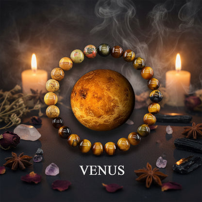 Fashion Jewelry Eight Planets Natural Stone Bracelet Sorceress Sanctuary
