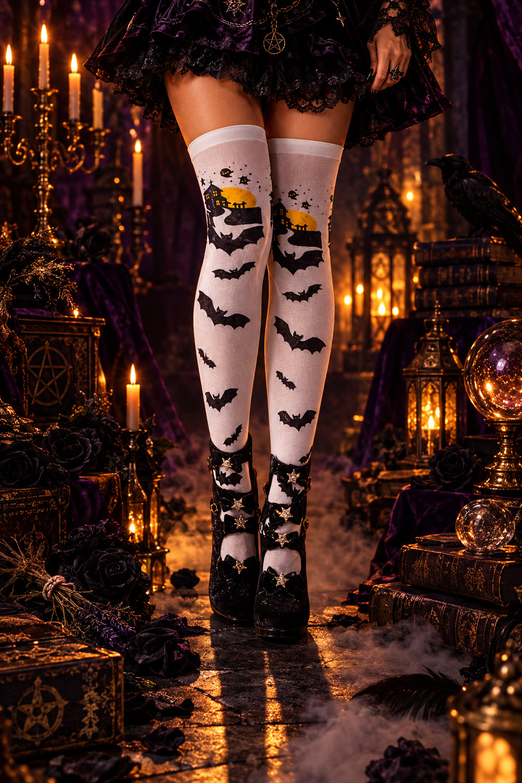 Halloween Cosplay Costume Stockings and Accessories Sorceress Sanctuary