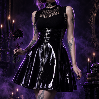 Hexspell Strap Dress, shown in use