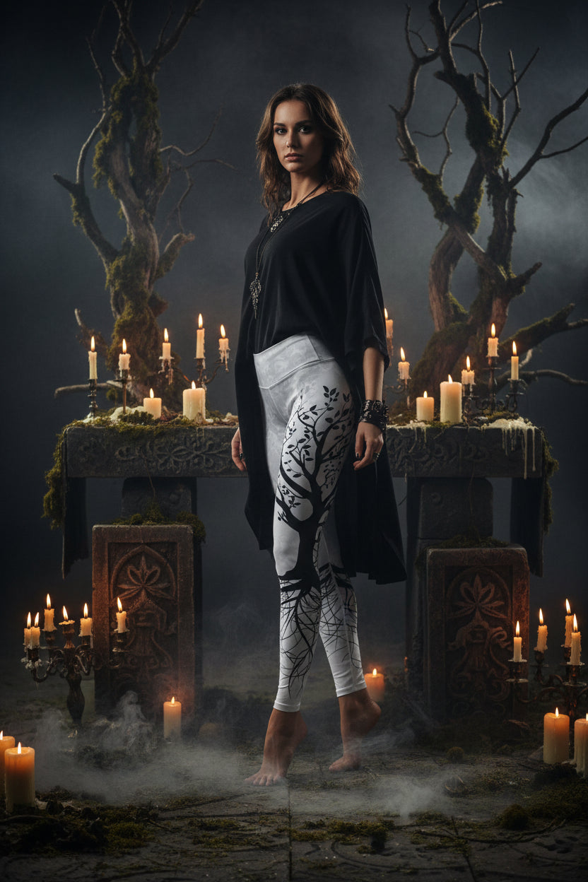 Women's Digital Print Quick-Dry Yoga Pants Sorceress Sanctuary