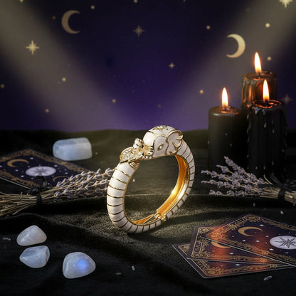Fashion Alloy Elephant Head Oil Dripping Bracelet Sorceress Sanctuary