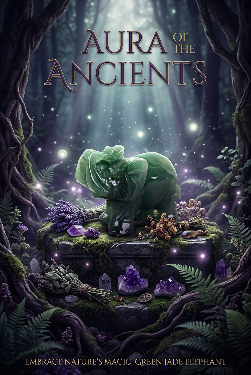 Green Aventurine Elephant Carving