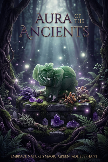 Green Aventurine Elephant Carving