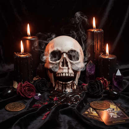 Scary Skull Prop for Haunted House Decoration Sorceress Sanctuary