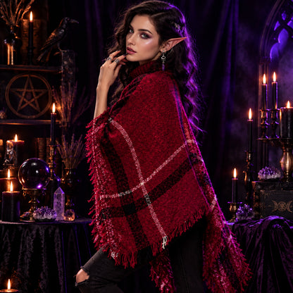 Hedgewitch Fringe Cape, detail view