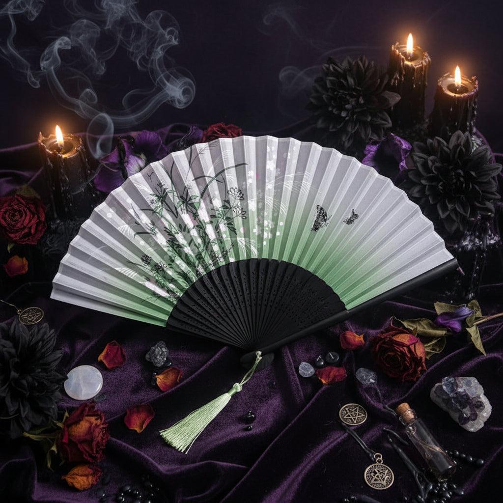 Moonveil Folding Fan