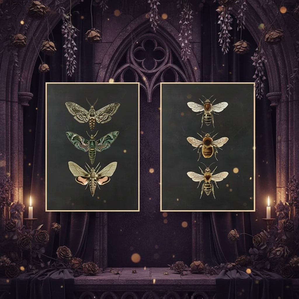 Moth Insect Art from Sorceress Sanctuary, main product photo