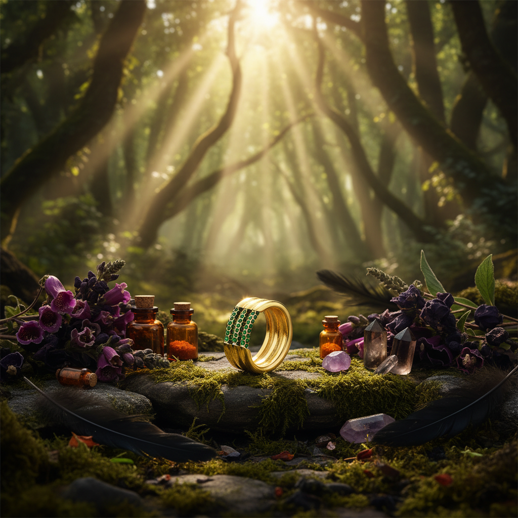 Serenity Gold Ring Sorceress Sanctuary