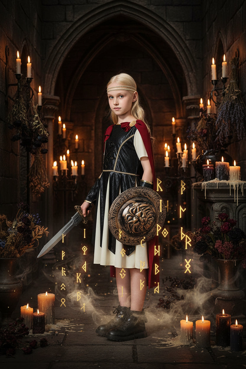 Roman Gladiator Halloween Costume for Cosplay Sorceress Sanctuary