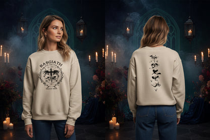 Gold Dragon Fourth Wing Basgiath Sweatshirt Sorceress Sanctuary