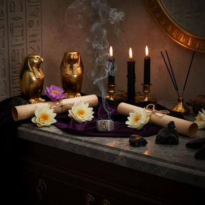 Horus Anubis Ring Sorceress Sanctuary