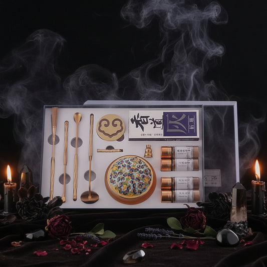 Brass Incense Tools Set with Ash Shovel Sorceress Sanctuary