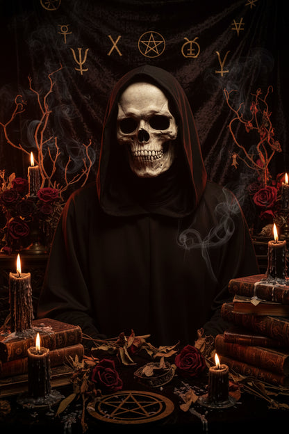 Personalized Movable Skull Mask for Holiday Parties Sorceress Sanctuary