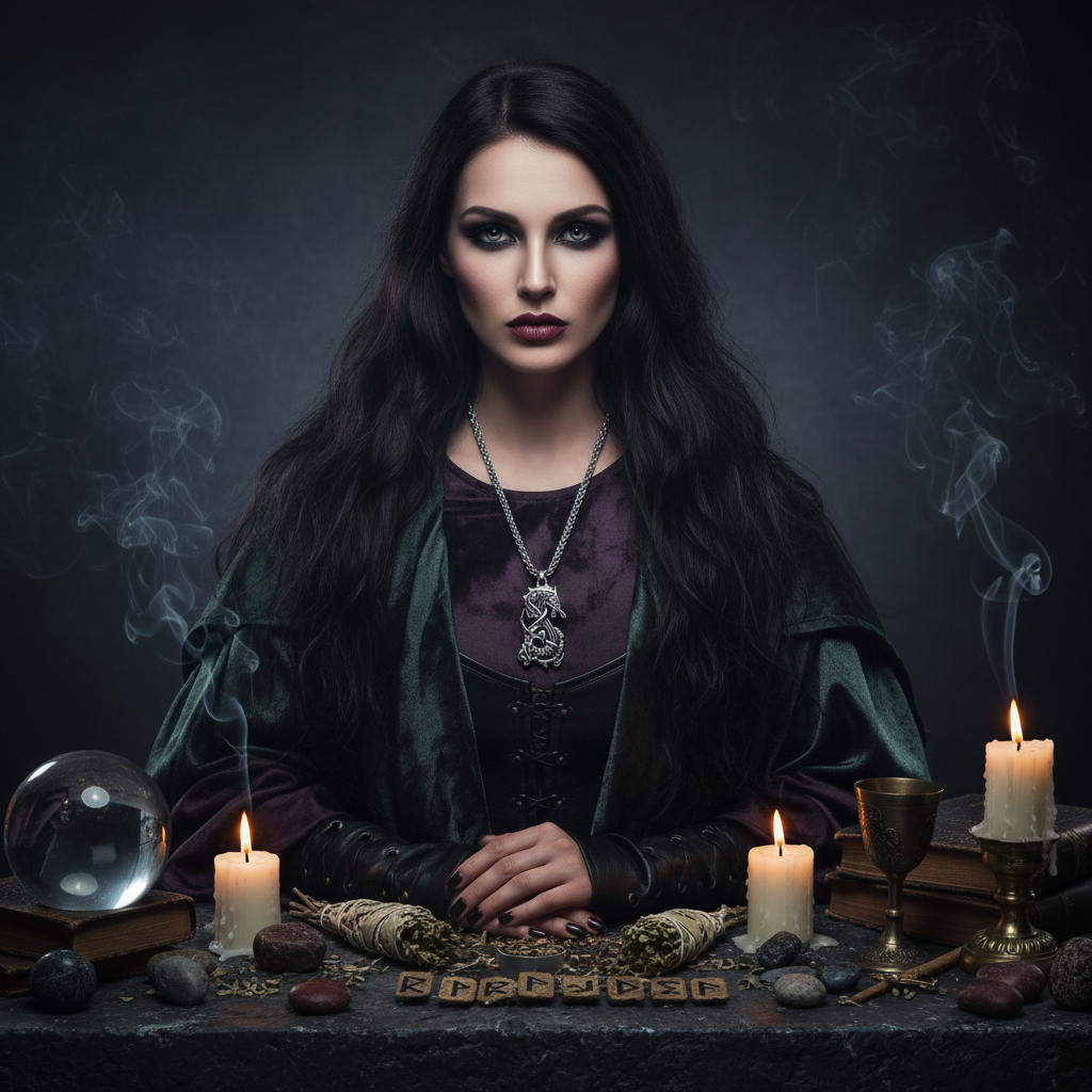 Norse Mythology Celtic Dragon Necklace for Men Sorceress Sanctuary