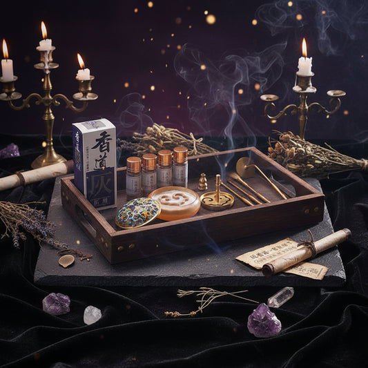 Brass Incense Tools Set with Ash Shovel Sorceress Sanctuary
