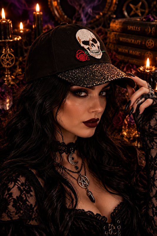 Halloween Skull Cap