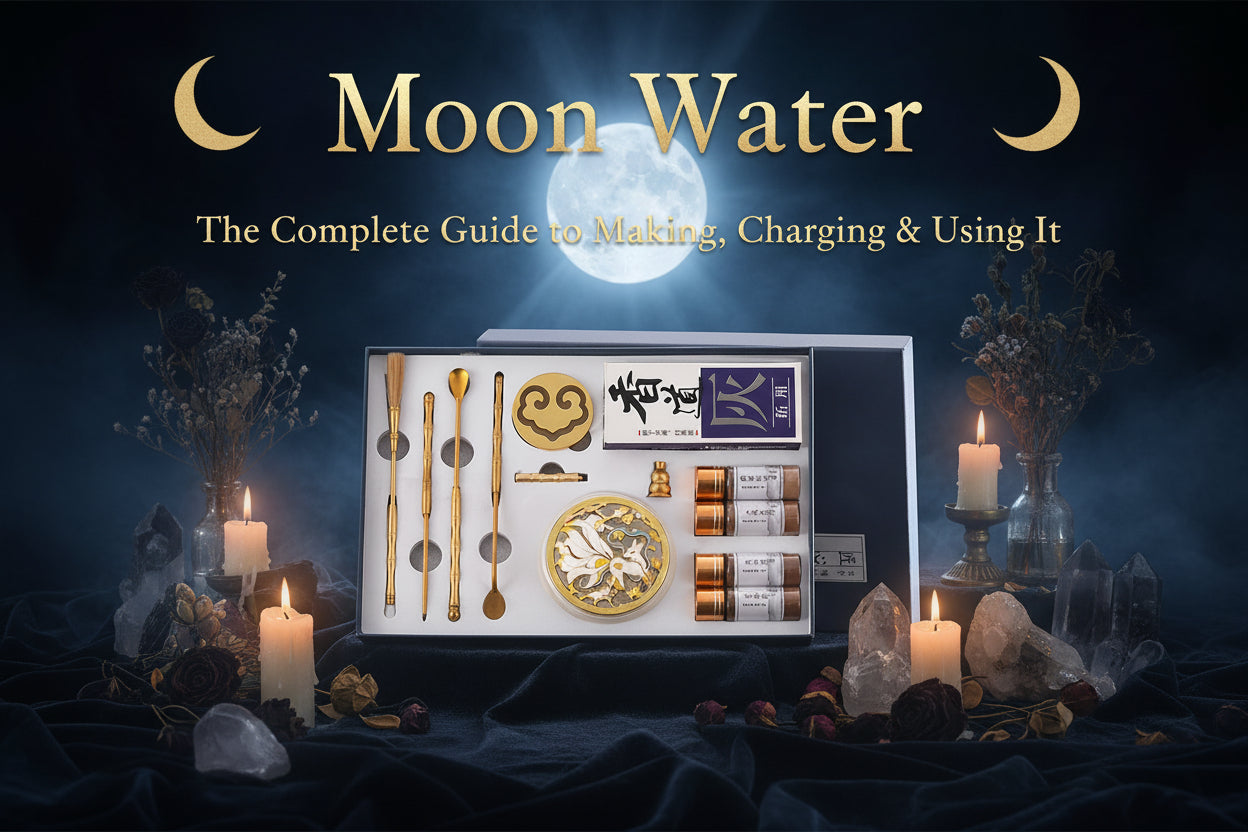 Brass Incense Tools Set with Ash Shovel Sorceress Sanctuary
