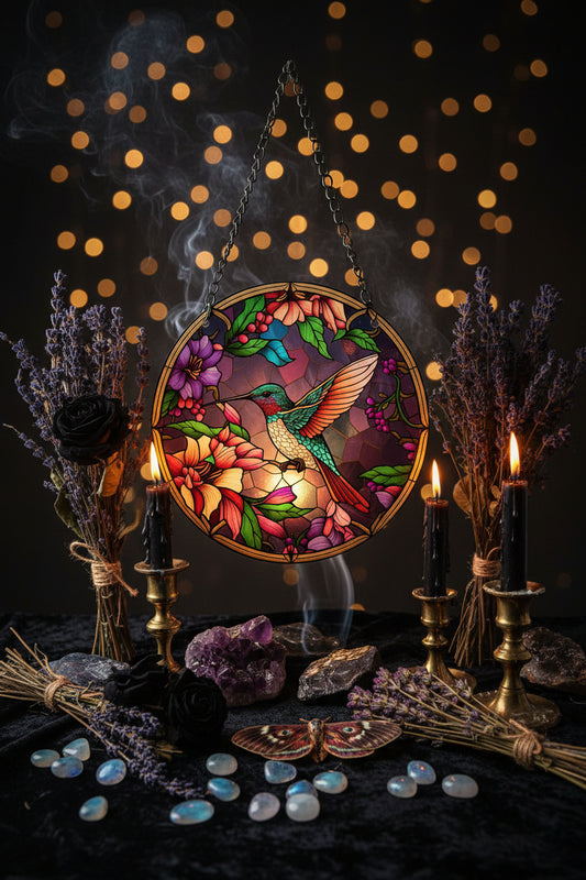 Gorgeous Round Acrylic Skull Rose Home Party Decor Sorceress Sanctuary