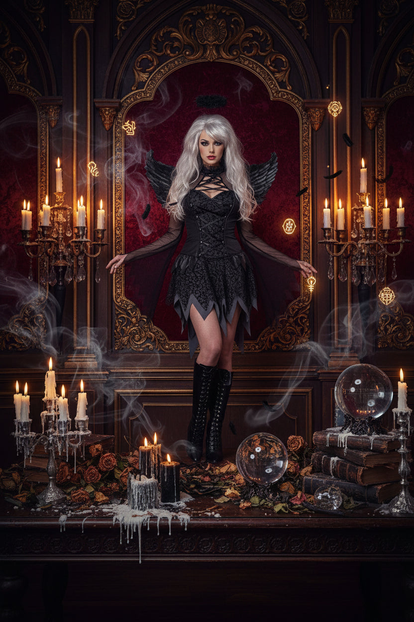 Halloween Costume - Dark Angel, Vampire Bride Outfit Sorceress Sanctuary