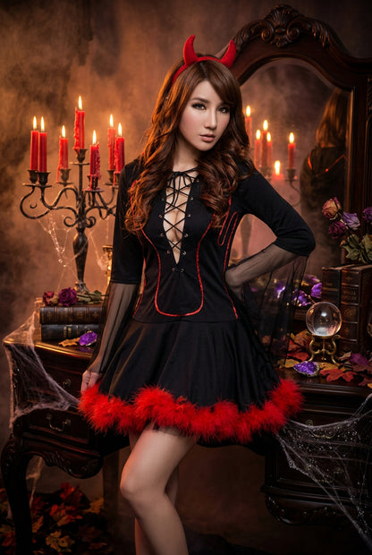 Sexy Queen Role-Playing Costume for Halloween Sorceress Sanctuary