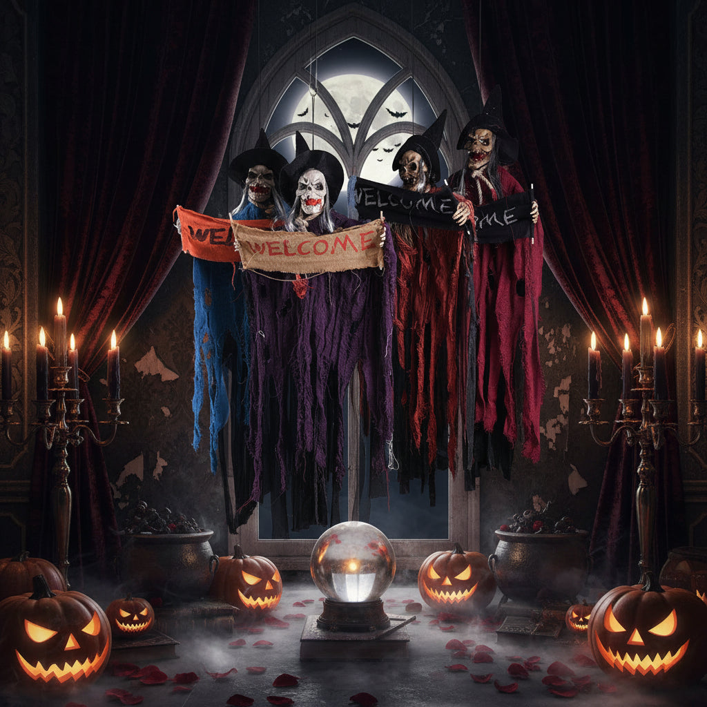 Electric Resin Skull for Halloween Decoration Sorceress Sanctuary