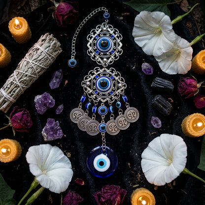 Evil Eye Glass Charm
