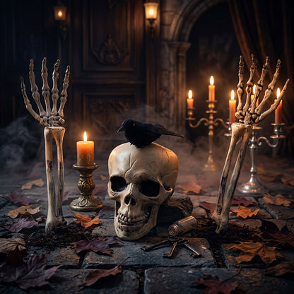 Halloween Skeleton Decoration Set for Garden (3 Pieces) Sorceress Sanctuary