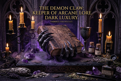 Demon Hand Bookmark - Unique Resin Craft Sorceress Sanctuary