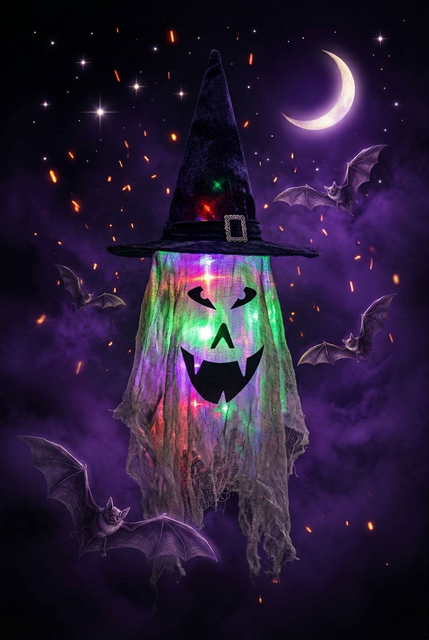 Halloween Lanterns Cloth Art String Lights Sorceress Sanctuary