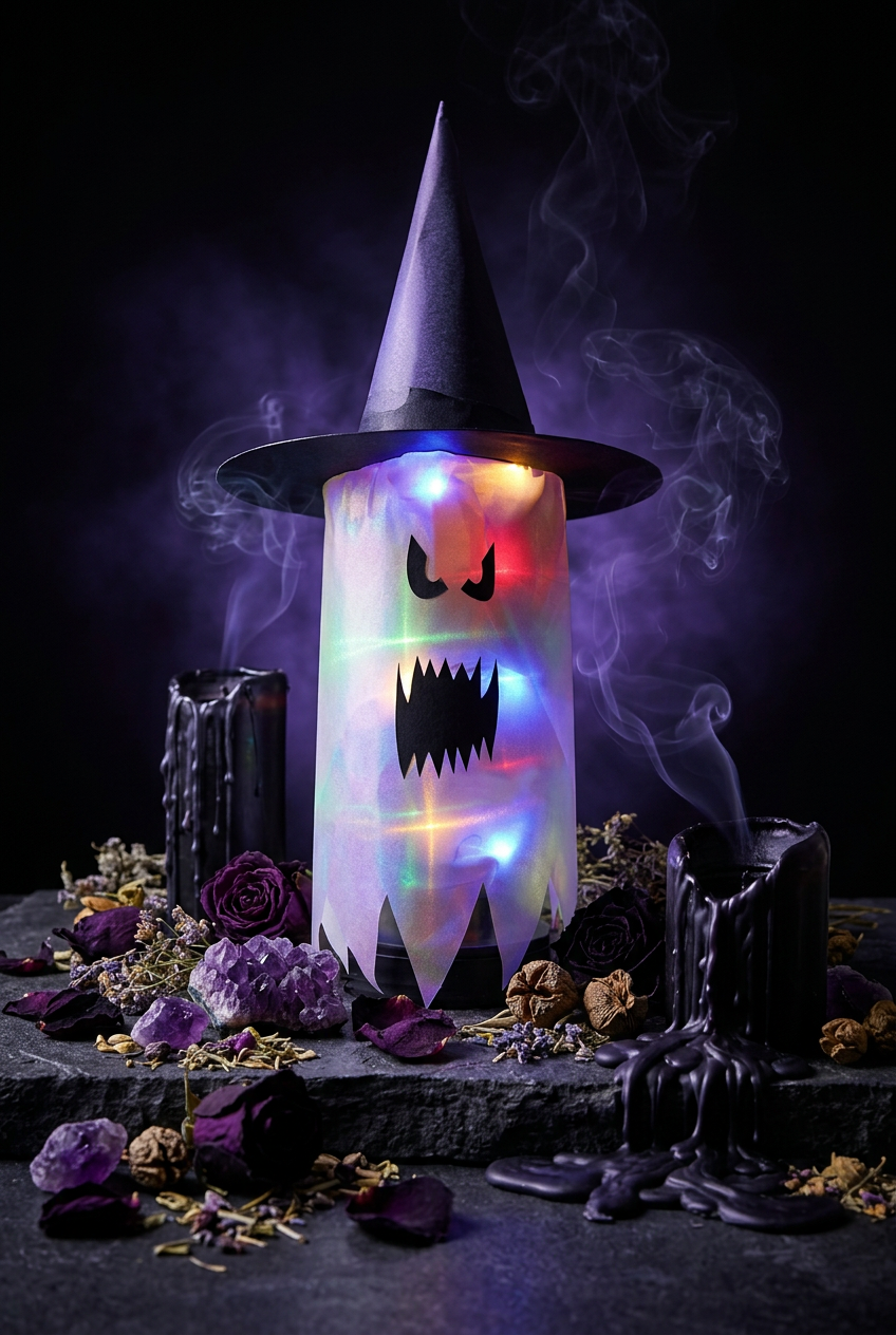 Halloween Lanterns Cloth Art String Lights Sorceress Sanctuary