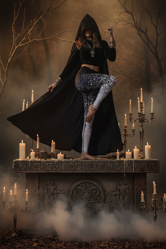 Women's Digital Print Quick-Dry Yoga Pants Sorceress Sanctuary