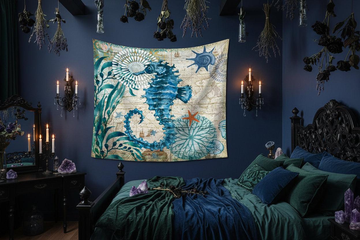 Abyssal Seahorse Tapestry Sorceress Sanctuary