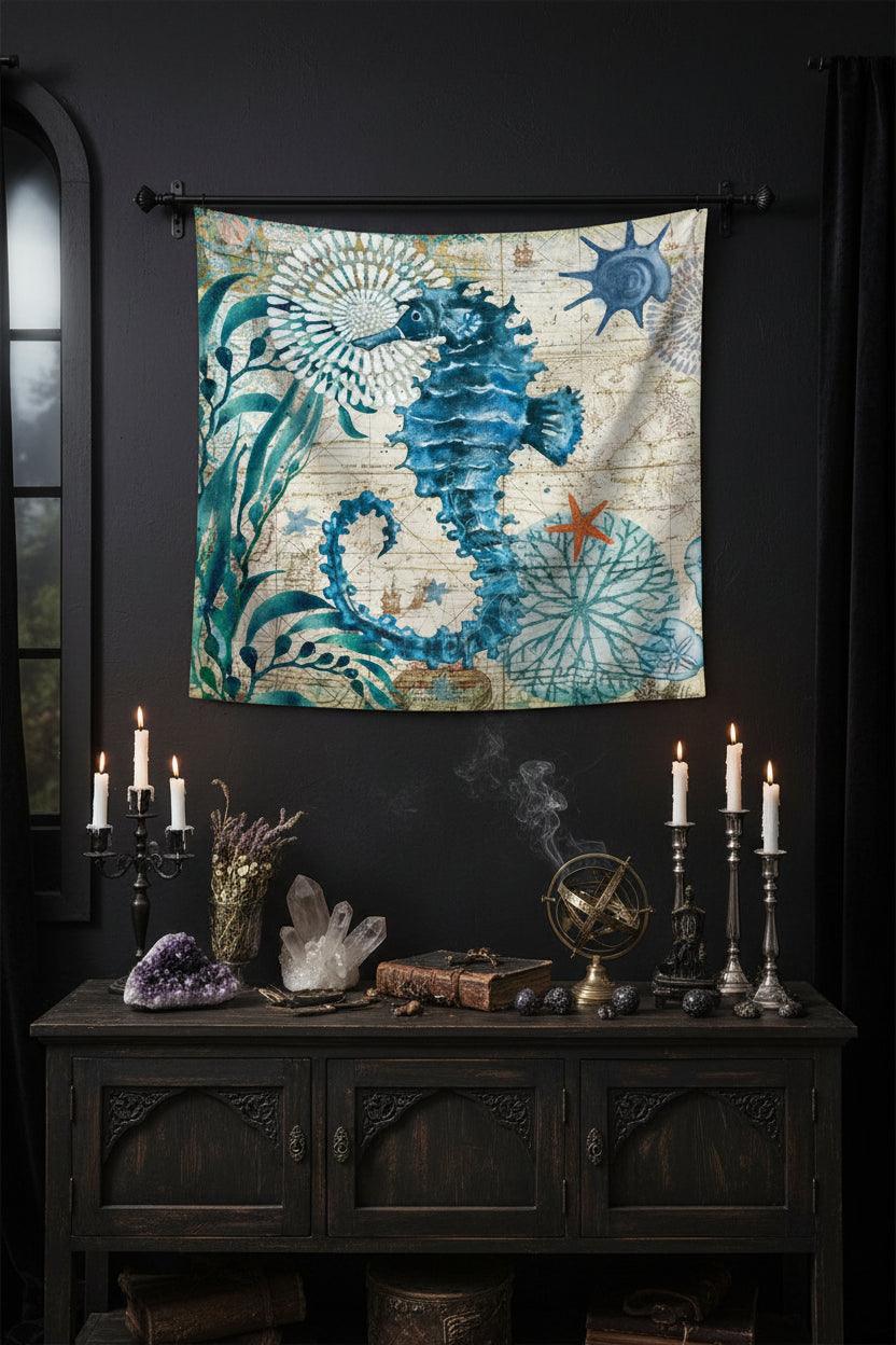 Abyssal Seahorse Tapestry Sorceress Sanctuary