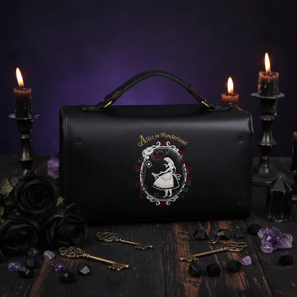 Alice in Wonderland Bag - Sorceress Sanctuary Black / 26*9*22cm