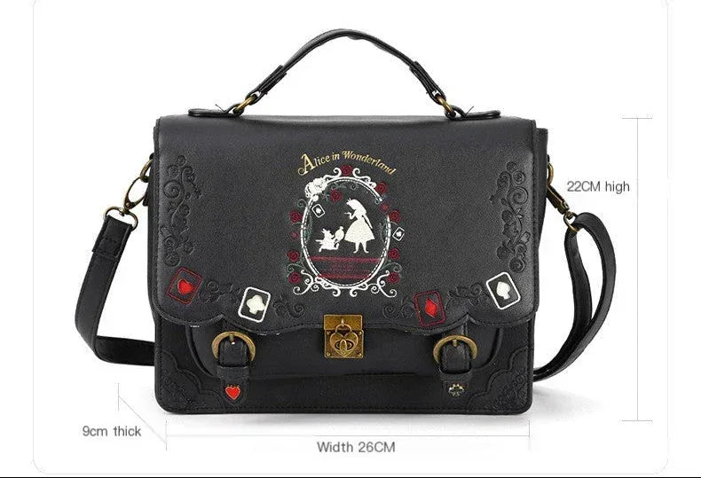 Alice in Wonderland Bag - Sorceress Sanctuary Black / 26*9*22cm