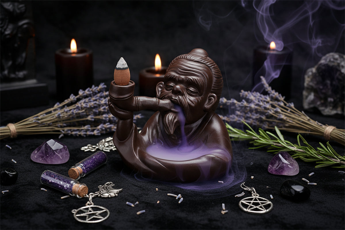 Ancestor Incense Burner - Sorceress Sanctuary Brown