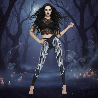 Angel Wings Leggings Sorceress Sanctuary